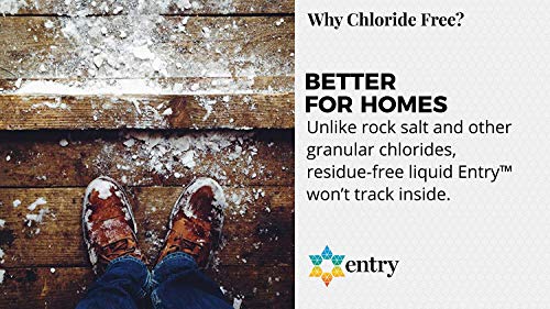 Branch Creek Entry Chloride-Free, Non-Toxic Liquid Ice Melt and Manual Pump Sprayer Bundle - Quick, Clean and Optimal Application–for Entrances and Sidewalks of Residential Properties (0.5 Gallon)