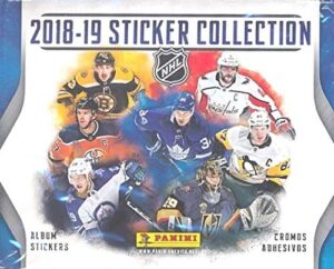 2018/19 panini nhl hockey massive 50 pack factory sealed sticker box with 250 brand new mint glossy stickers! loaded with all your favorite nhl stars! the exclusive stickers of the nhl! wowzzer