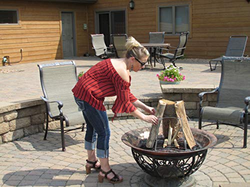 FIRE STUMP. A Specially Designed Stand to Help Create and Maintain The Perfect Tee Pee Style fire. Works Great as a Campfire Cook Stand.