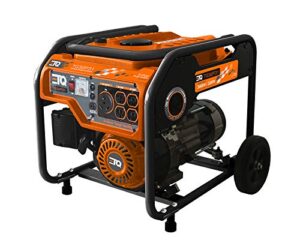 etq tough quality 2000/3600watt portable generator - extremely quiet - carb compliant (3600w gas-powered)