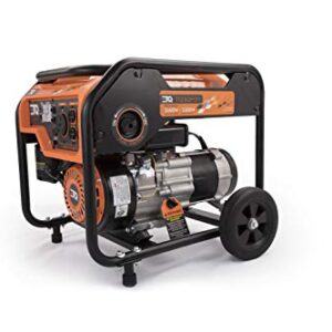 ETQ Tough Quality 2000/3600Watt Portable Generator - Extremely Quiet - CARB Compliant (3600W gas-powered)