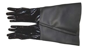 tuff-blast neoprene gloves for sandblasting sandblaster sand blast cabinet - 8" x 26" made in usa
