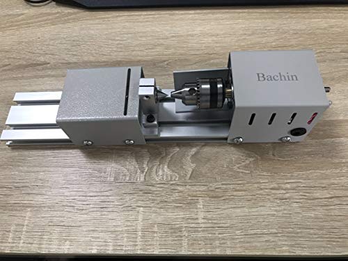 BACHIN Mini Lathe Beads Polisher Machine Diy Machining for Table Woodworking Wood DIY Tool Lathe Standard Set