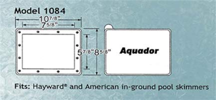 Aquador 1084 Replacement Snap On Cover Only Pools - Fits Hayward SP1084 Skimmers