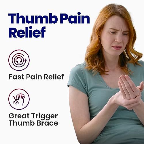 Thumb Brace with Wrist Support – Thumb Support for Tendonitis. Thumb Splint Thumb Stabilizer Brace Fits Left or Right Hands. Thumb Spica Splint Thumb and Wrist Brace or Hand Brace For Men & Women