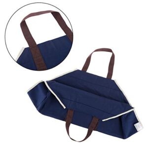 Log Carrier Tote for Firewood- Heavy Duty Canvas Log Holder Bag with Reinforced Handles for Firepits, Fireplaces and Campfires by Pure Garden