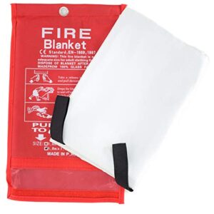 Parcil Distribution Large Fire Extinguisher Blanket. Chemical Free, No Mess, Easy to Store, Fire Extinguisher.