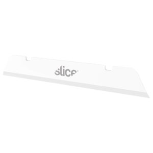 Slice 10539 Extra Long Industrial Blade, Advanced Ceramic, Ideal for Insulation, Batting, Foam, Finger-Friendly Safety Blade; Lasts 11x Longer Than Metal, Pointed Tip (4 Pack)