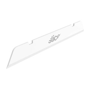 Slice 10539 Extra Long Industrial Blade, Advanced Ceramic, Ideal for Insulation, Batting, Foam, Finger-Friendly Safety Blade; Lasts 11x Longer Than Metal, Pointed Tip (4 Pack)