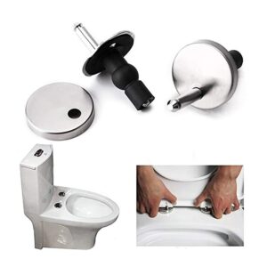 Toilet Seat Hinge Fixings 4pcs Quick Release Top Fix Nuts Screws Hole Fittings Expanding Rubber Screws with 50mm Base