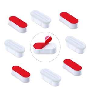 toilet seat bumpers 8 pack universal bidet seat spacers attachment replacement stabilizers strong adhesive for wc cover