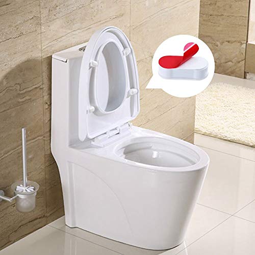 Toilet Seat Bumpers 8 Pack Universal Bidet Seat Spacers Attachment Replacement Stabilizers Strong Adhesive for WC Cover