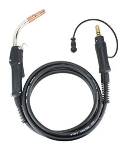 250 amp mig torch compatible with lincoln/tweco - 12 feet cable - two-pin signal connector
