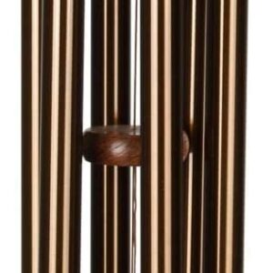 Woodstock Wind Chimes Amazing Grace Chime Medium (24'') Bronze Wind Chime Inspirational and Memorial Gifts Wind Chimes for Outside Patio Home or Garden Decor Christmas Gifts (AGMBR)