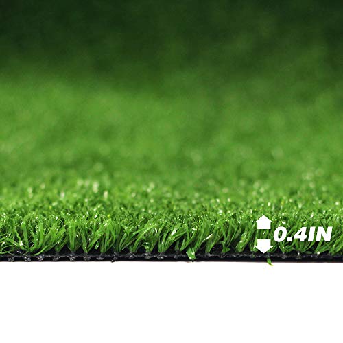 · Petgrow · Artificial Grass Turf Lawn 7FTX12FT,Economy Indoor Outdoor Synthetic Grass Mat 0.4inch Pile Height, Backyard Patio Garden Balcony Rug, Rubber Backing/Drainage Holes,Customized Sizes