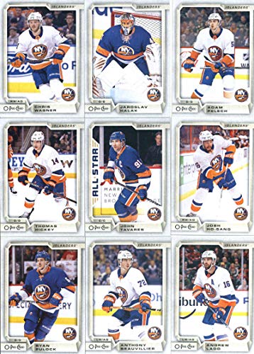 2018-19 O-Pee-Chee Hockey New York Islanders Team Set of 15 Cards: Mathew Barzal(#27), Josh Bailey(#43), Anders Lee(#67), Jordan Eberle(#85), Nick Leddy(#123), Brock Nelson(#168), Ryan Pulock(#182), Anthony Beauvillier(#231), Andrew Ladd(#268), Thomas Hic