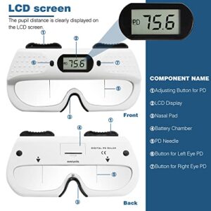 Hanchen PD Meter Digital Pupil Distance Meter PD Ruler Pupilometer with Memory Function CE Certificate