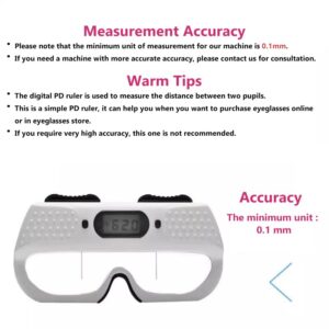 Hanchen PD Meter Digital Pupil Distance Meter PD Ruler Pupilometer with Memory Function CE Certificate