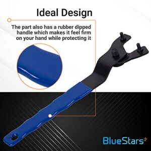 BlueStars SEWA20 Adjustable Lock-nut Grinder Wrench Exact Fit For Dewalt Bosch & other Grinders (10-30mm)