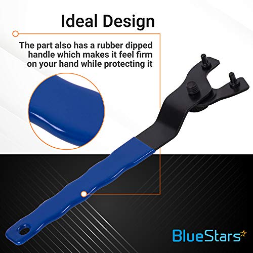 BlueStars SEWA20 Adjustable Lock-nut Grinder Wrench Exact Fit For Dewalt Bosch & other Grinders (10-30mm)