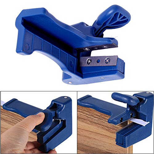 Woodworking Edge Trimmer, High Carbon Steel Blades Edge Banding Machine Trimming Device Woodworker Manual End Cutter For Wood, Plastic, PVC, Plywood