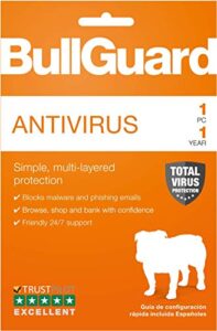 bullguard antivirus 2019, 1pc [key code] 2019