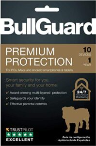 bullguard premium protection 2019, 10 user [key code] 2019