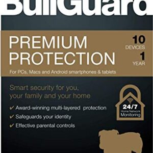 BullGuard Premium Protection 2019, 10 User [Key Code] 2019