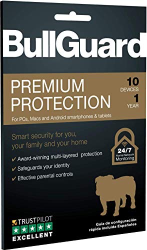 BullGuard Premium Protection 2019, 10 User [Key Code] 2019