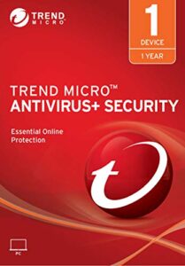 trend micro antivirus+, 1 user [key code]
