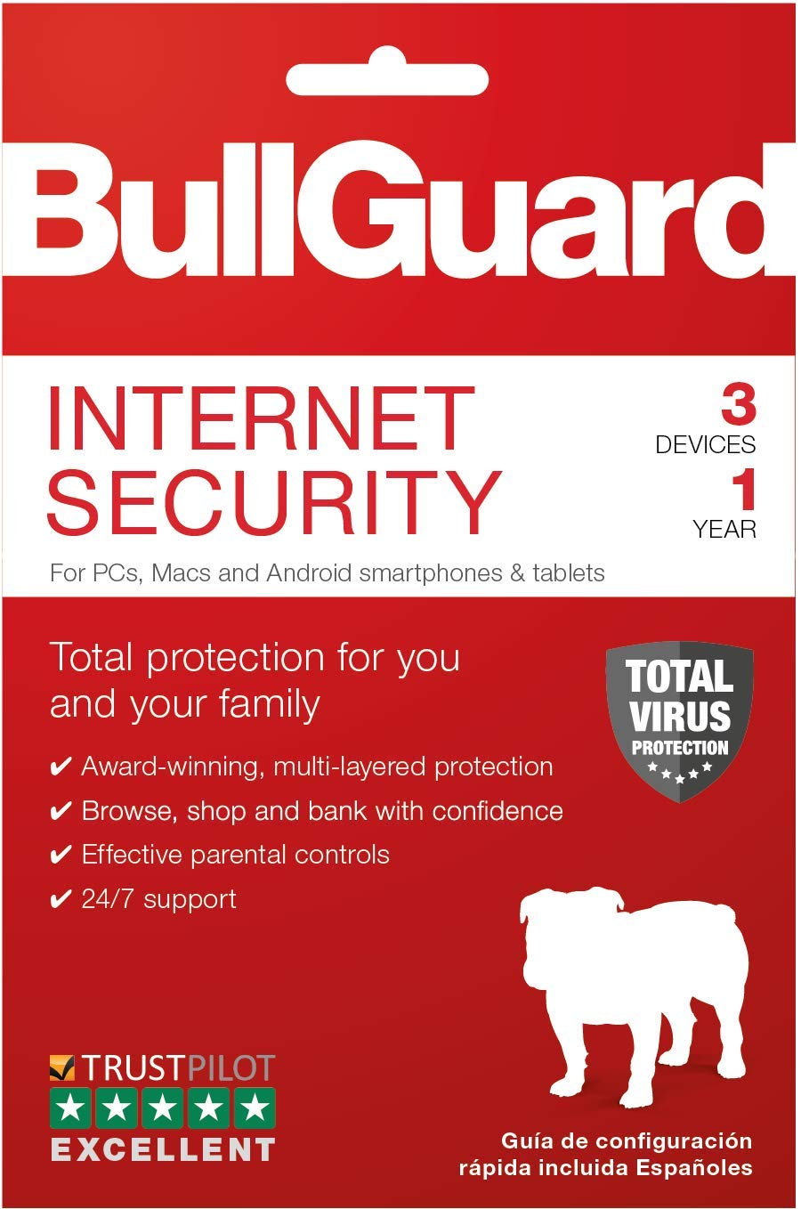 BullGuard Internet Security 2019, 3 User [Key Code] 2019