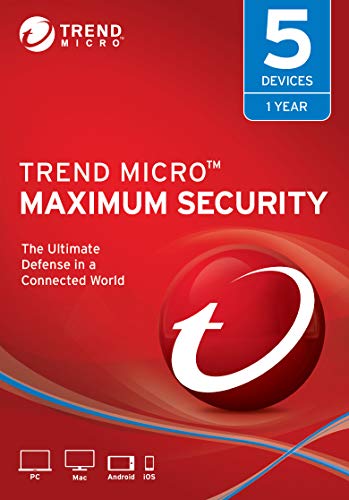 Trend Micro Maximum Security, 5 User [Key Code]