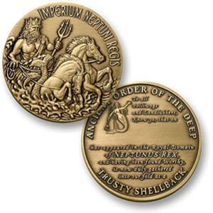 u.s. navy trusty shellback challenge coin