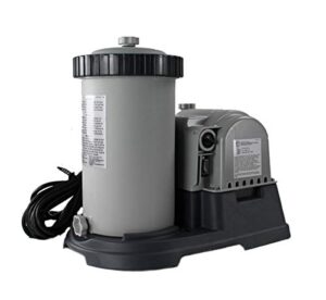 intex 2500 gph swimming pool filter pump with built-in timer and easy-set type b filters for above ground pools replacement cartridge