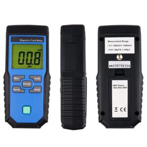 EMF ELF Magnetic Field Meter Electromagnetic Detector Micro-Tesla/Milli-Gauss 30Hz ~ 300Hz Frequency Gauss Tester