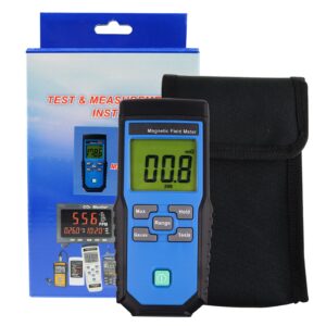 EMF ELF Magnetic Field Meter Electromagnetic Detector Micro-Tesla/Milli-Gauss 30Hz ~ 300Hz Frequency Gauss Tester