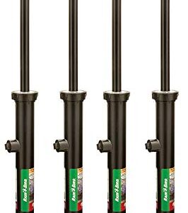 Rain Bird 1812AP Professional Pop-Up Sprinkler, Adjustable 0° - 360° Pattern, 8' - 15' Spray Distance, 12" Pop-up Height (Pack of 4)