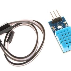 NOYITO DHT11 Digital Temperature Humidity Sensor Module 20-90% RH 0-50°C Single Bus Digital Temperature and Humidity Sensor Module (Pack of 2)