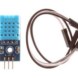 NOYITO DHT11 Digital Temperature Humidity Sensor Module 20-90% RH 0-50°C Single Bus Digital Temperature and Humidity Sensor Module (Pack of 2)