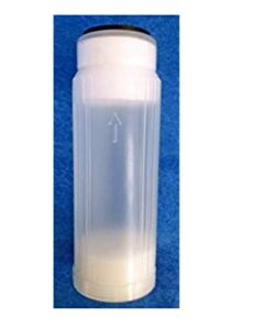 cfs complete filtration services est.2006 empty refillable cartridge water filter, di, carbon, other media 10" housing