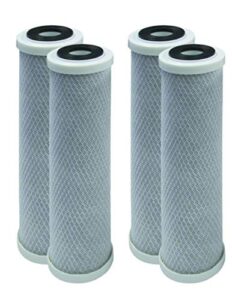 4-pack compatible for watts maxetw-975 10-inch 5-micron for multi-cartridge whole house water filter with solid block activated carbon
