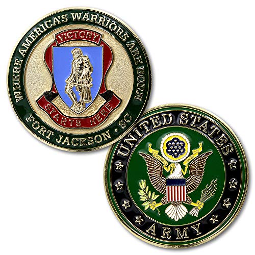 U.S. Army Fort Jackson, SC Challenge Coin