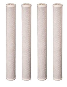 cfs – 4 pack carbon block filter cartridges compatible with ep-20 models – remove bad taste and odor – whole house replacement filter cartridge – 5 micron – 20" x 2-7/8"