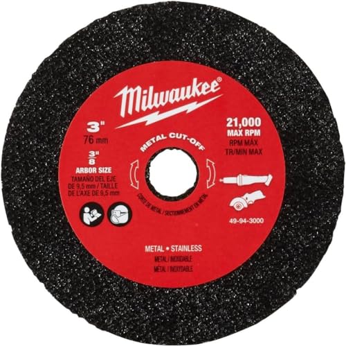 Milwaukee 49-94-3000 3" Metal Cut Off Wheel - 3 Pack