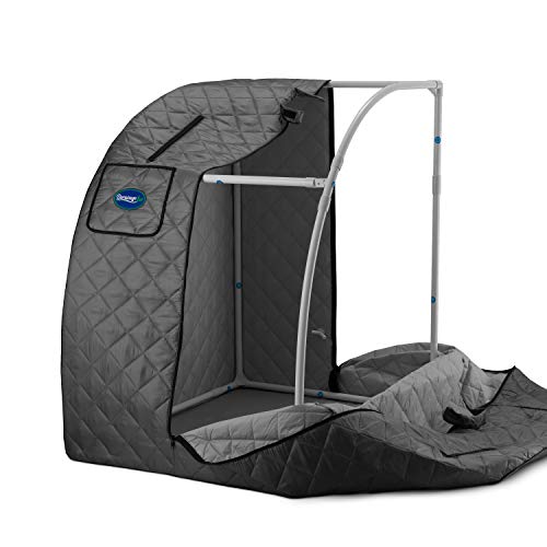 Durasage Lightweight Portable Personal Steam Sauna Spa for Relaxation at Home, 60 Minute Timer, 800 Watt Steam Generator, Chair Included