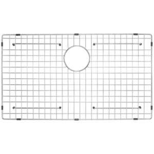 serene valley kitchen sink bottom grid and sink protector ndg3018, 304 premium stainless steel, dim 27 1/2" x 15 11/16"