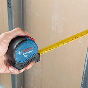 Bosch Professional 1600A016BH Tape Measure (Length: 5 m, Width: 27 mm, in Blister Packaging)