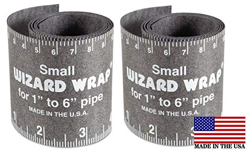 2 EACH Flange Wizard WW-16 Small Wrap 30” Long x 2-5/8” Wide For Pipe 1” to 6” Diameter