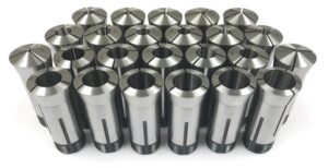 hhip 3903-0016 24 pieces 5c round collet set, 3-26mm by 1mm