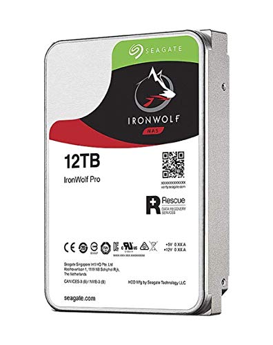 Seagate IronWolf Pro ST12000NE0008 12 TB Hard Drive - 512E Format - SATA 600-3.5" Drive - Internal - 7200RPM - 256 MB Buffer - Hot Pluggable